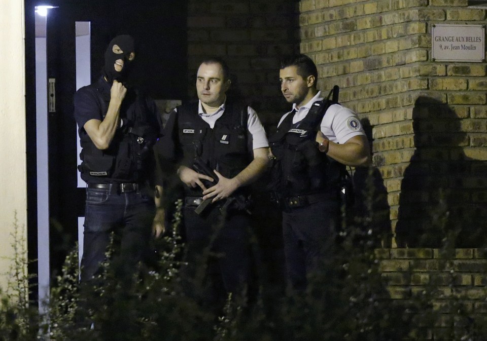  Explosions could be heard as cops opened fire on a 19-year-old terror suspect