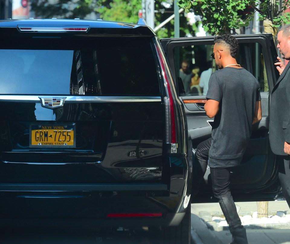  The pair were seen getting into the same car