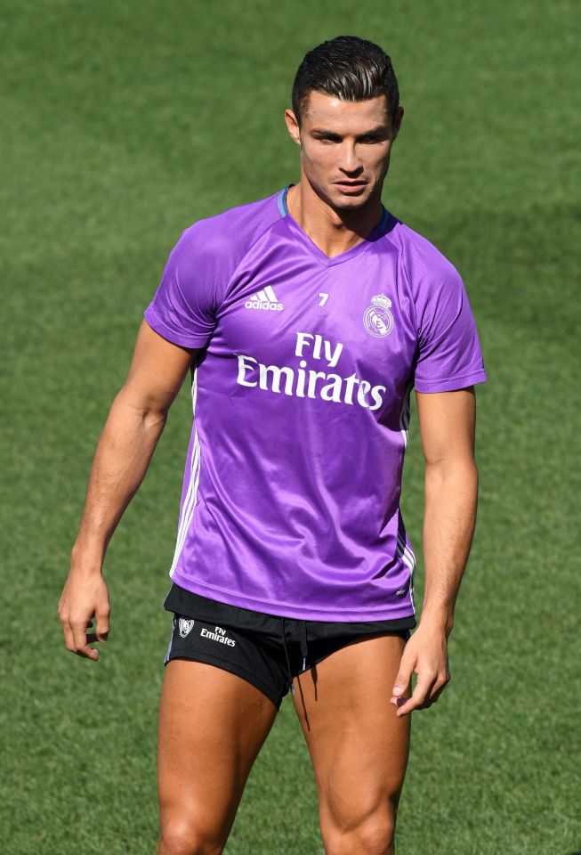 Cristiano Ronaldo had to swallow a big pill of his medicine after being nut megged in training 