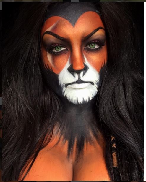  Natalie as Scar from The Lion King