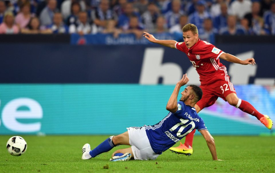  Substitute Joseph Kimmich, who replaced £27.5million wonderkid Renato Sanches, scored the second goal to finally kill off Schalke