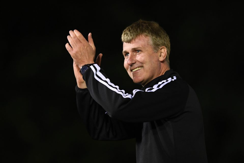 Dundalk manager Stephen Kenny invited the set of supporters on the team bus