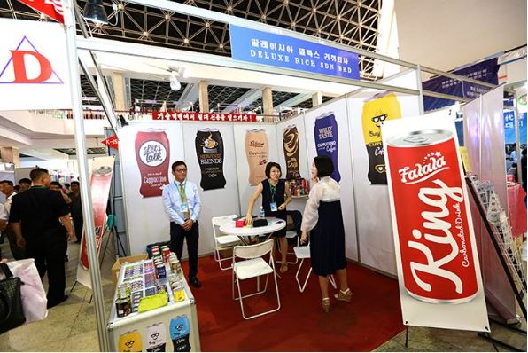 Cheap Coca Cola rip-off on display at the trade fair