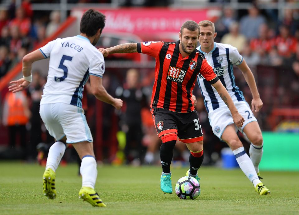  Jack Wilshere helped Bournemouth secure a 1-0 win over West Brom on his debut