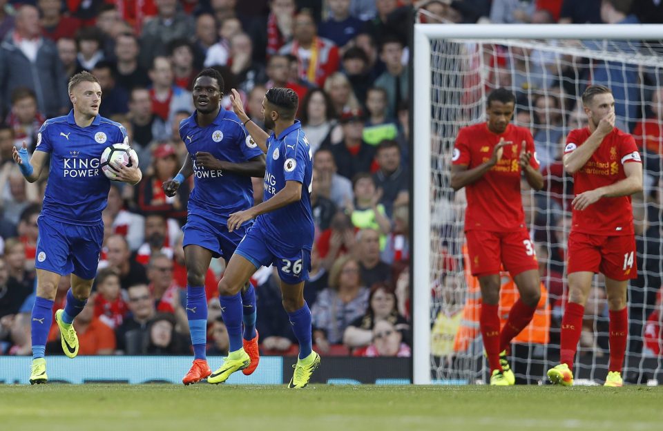  Jamie Vardy benefited from Lucas' moment of madness to score