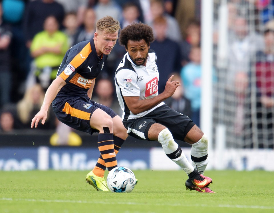  Ikechi Anya in action during the 2-0 defeat to Newcastle last weekend