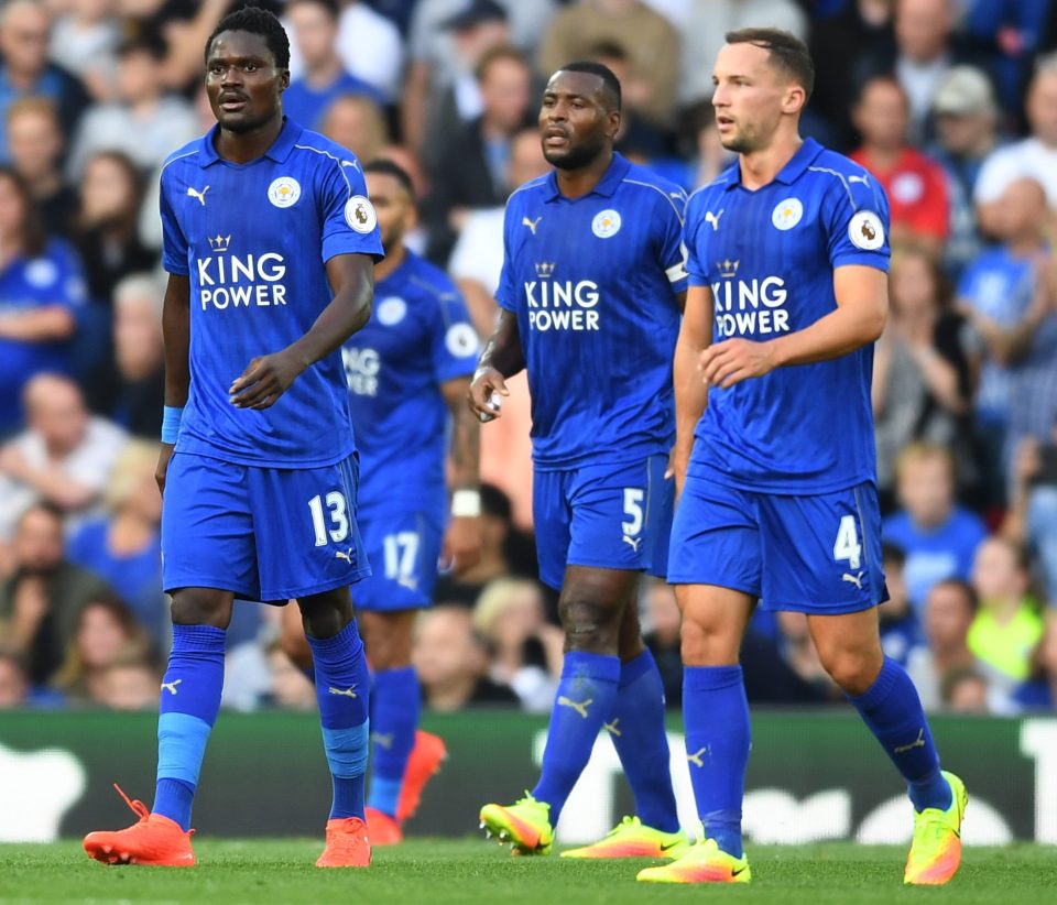  The Foxes show their dejection after falling 2-0 behind against a rejuvenated home side