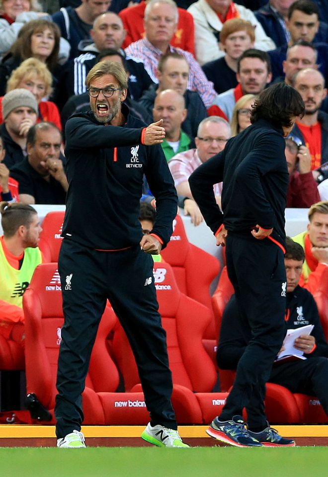  Klopp goes berserk at Anfield during Liverpool's 4-1 win over Leicester