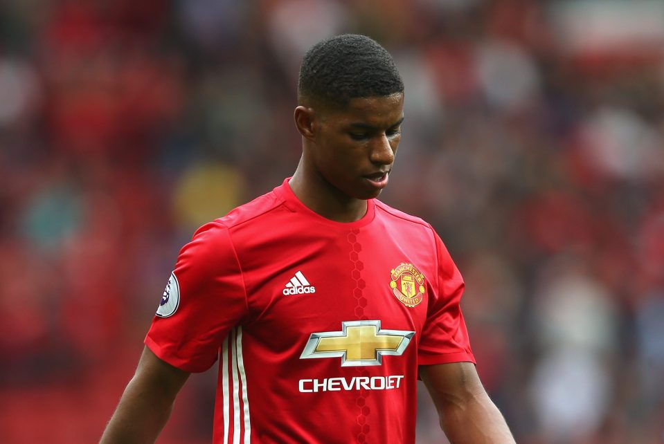  Marcus Rashford has earned his first start under Mourinho