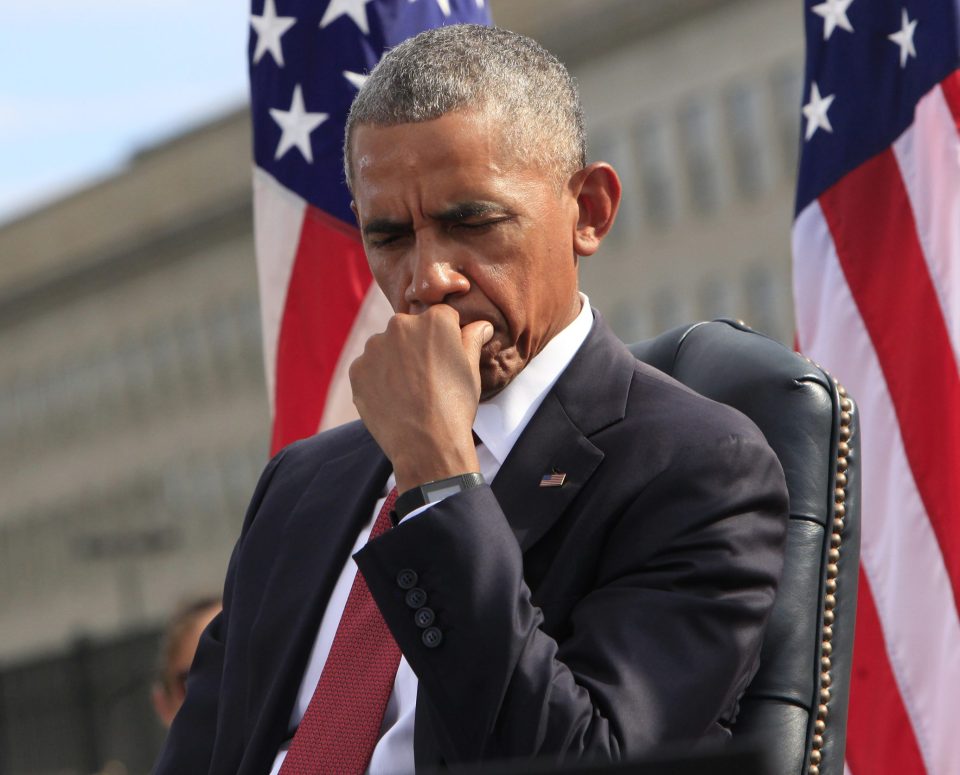  President Obama observed a silence before speaking at the Pentagon