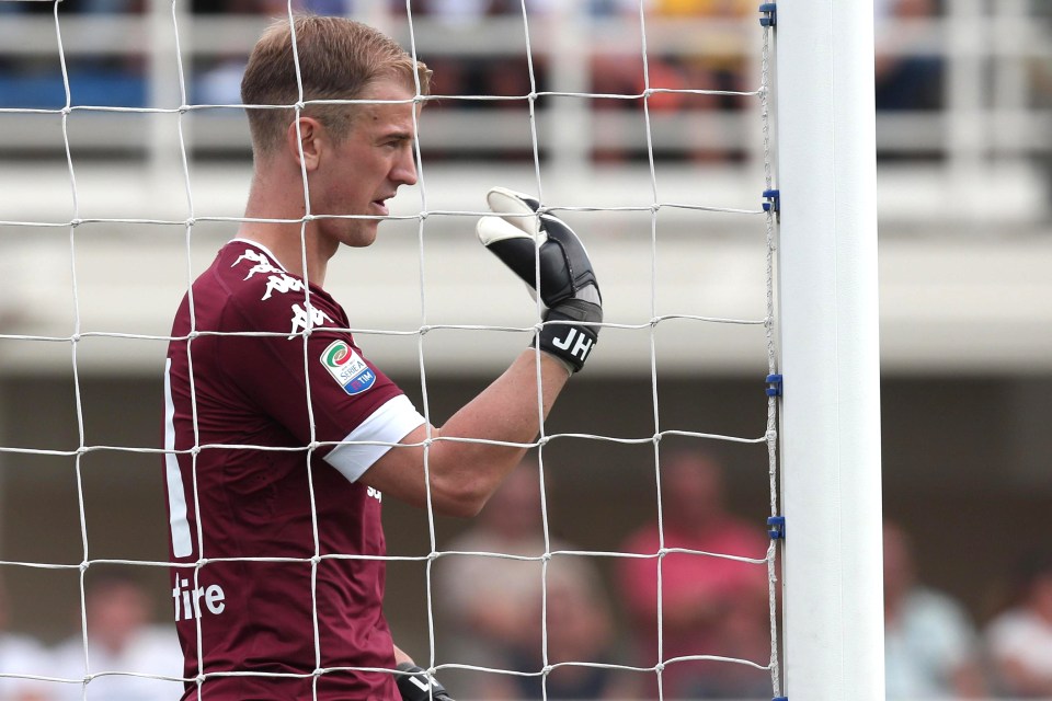  Joe Hart endured a tricky debut as Torino lost 2-1 away to Atalanta