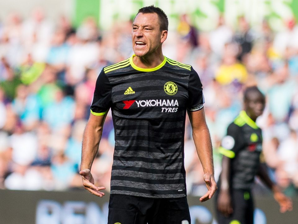  Terry will not make the clash at the Emirates on Saturday