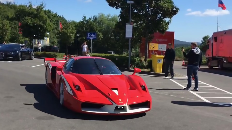 Abramovic's Ferarri FXX, a prototype car