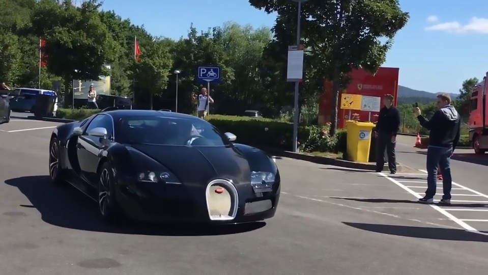 A Bugatti Veyron which was once the fastest street car in the world