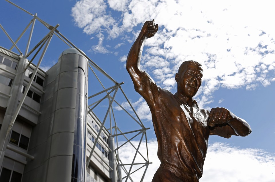  A 9ft statue of Alan Shearer was unveiled on Monday