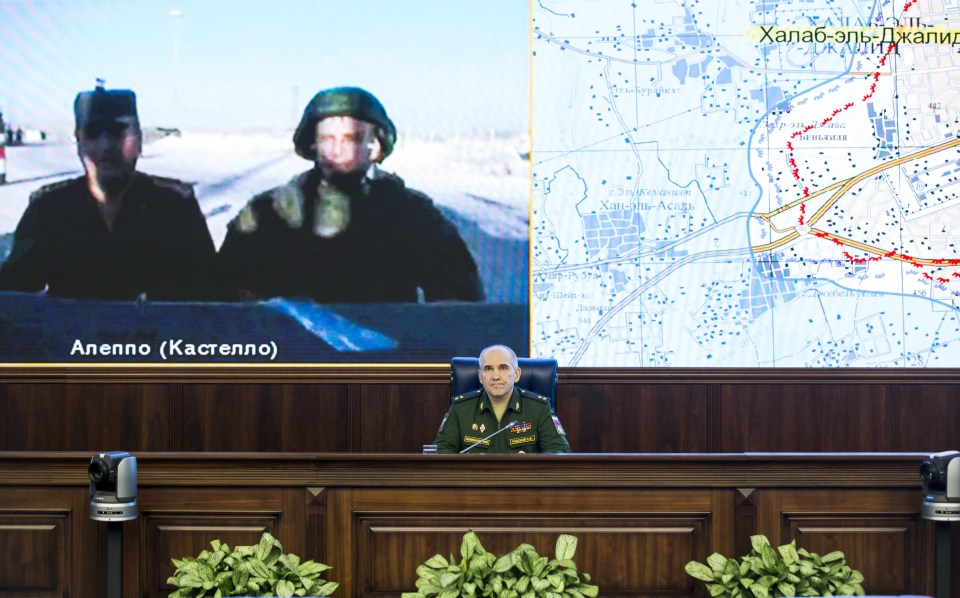  Russian military leaders (pictured) said they would continue strikes against ISIS