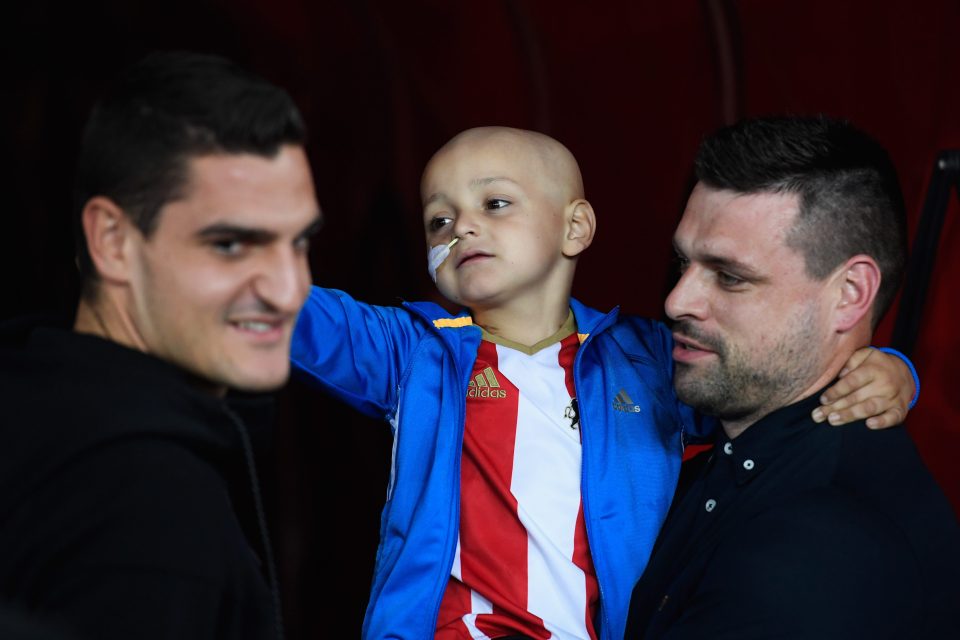  He watched his beloved Sunderland from the VIP box