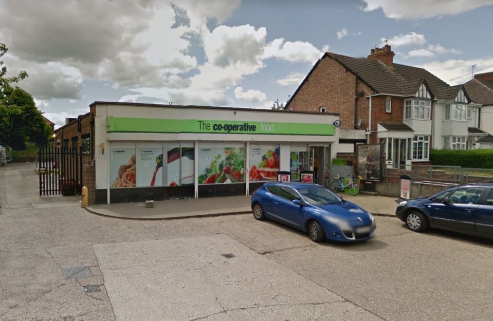  The attack took place after the woman had visited a branch of the Co-op