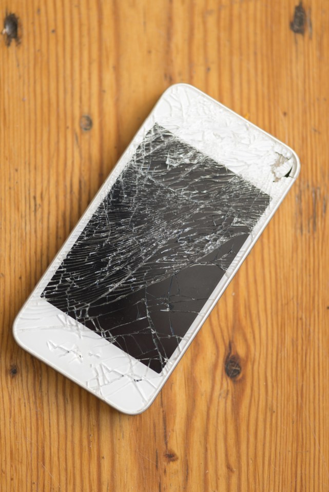  A smashed smartphone is a truly demoralising sight