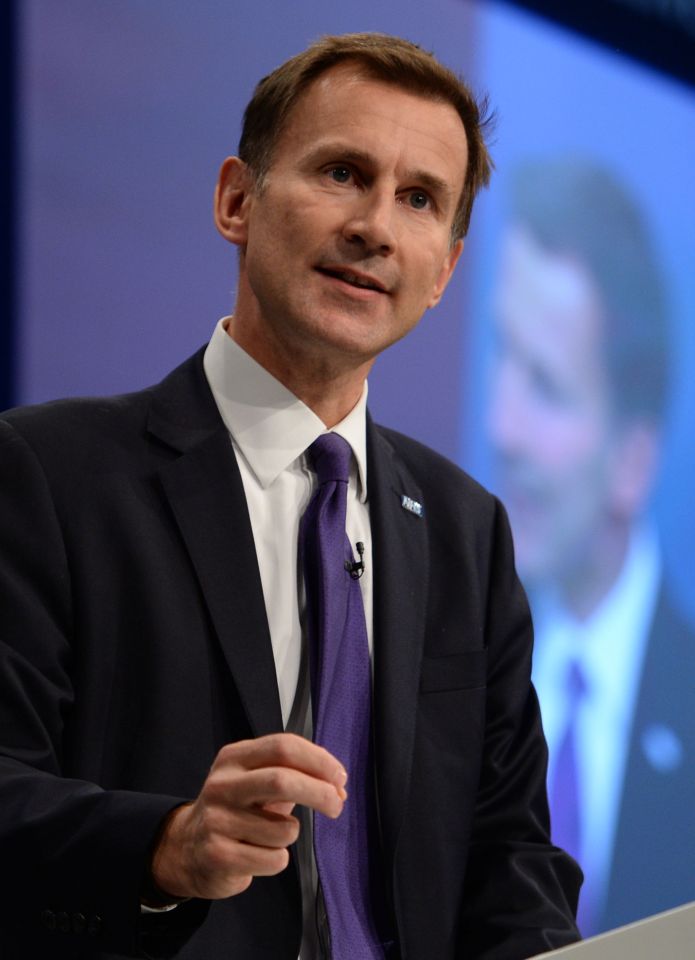  Health Secretary Jeremy Hunt