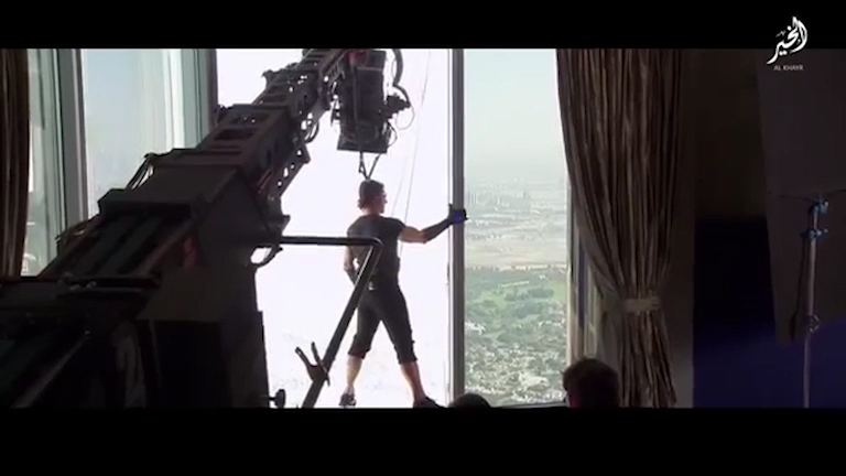  Strange ... Video even featured behind-the-scenes footage from making of Mission: Impossible