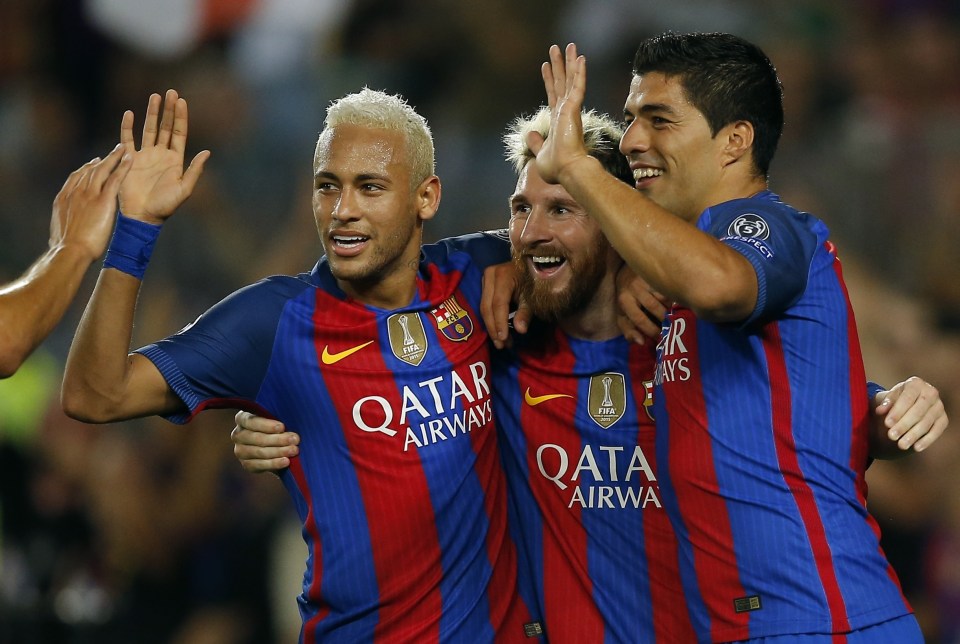  Blond pals Lionel Messi and Neymar put Celtic to the sword on Tuesday