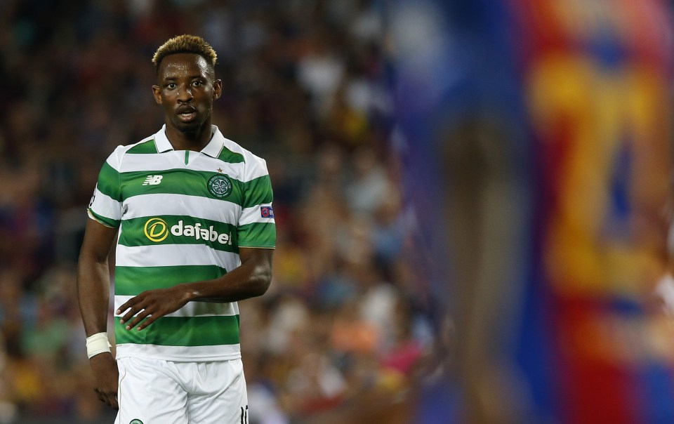 Moussa Dembele missed from the penalty spot in Camp Nou