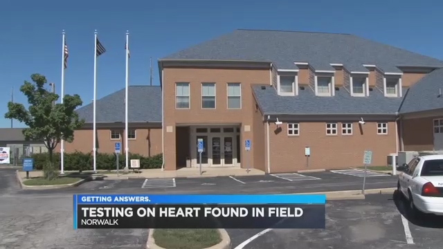  Huron County Coroner Dr. Jeff Harwood put the heart and bag in a cooler and the next day, it was transported for testing