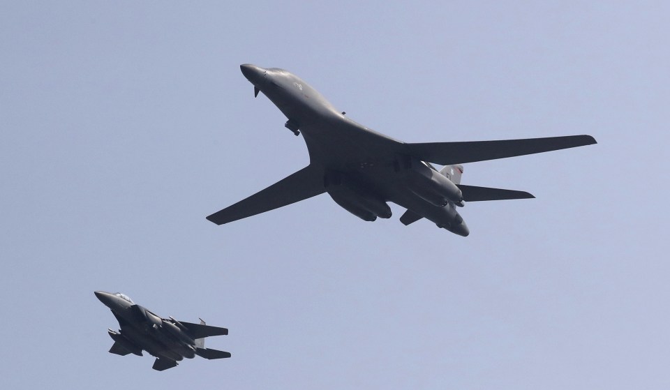  US bombers flew near North Korean airspace on Tuesday in a show of strength