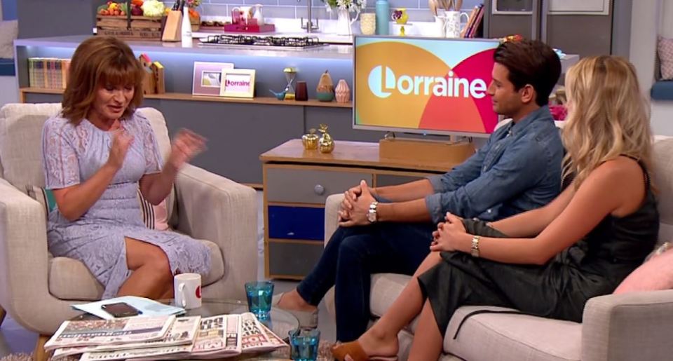  They chatted on today's Lorraine show