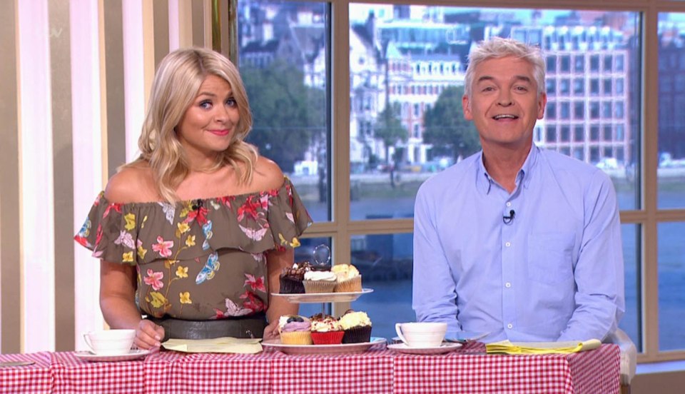  Holly and Phill opened the show with the big news that they weren't going to be hosting the Bake Off