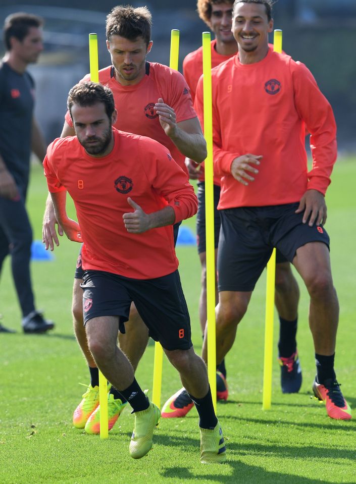  Manchester United are back in training looking to halt worrying slide of three defeats