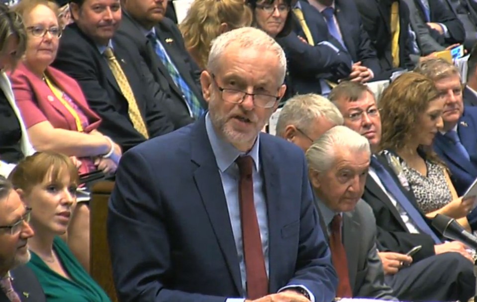  Labour leader Jeremy Corbyn used Mr Cameron's words against him