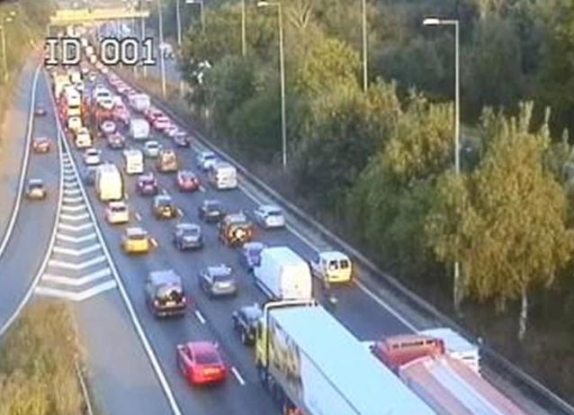  A section of the M25 will not be fully open again until Saturday morning as repairs works are carried out because of this morning's crash