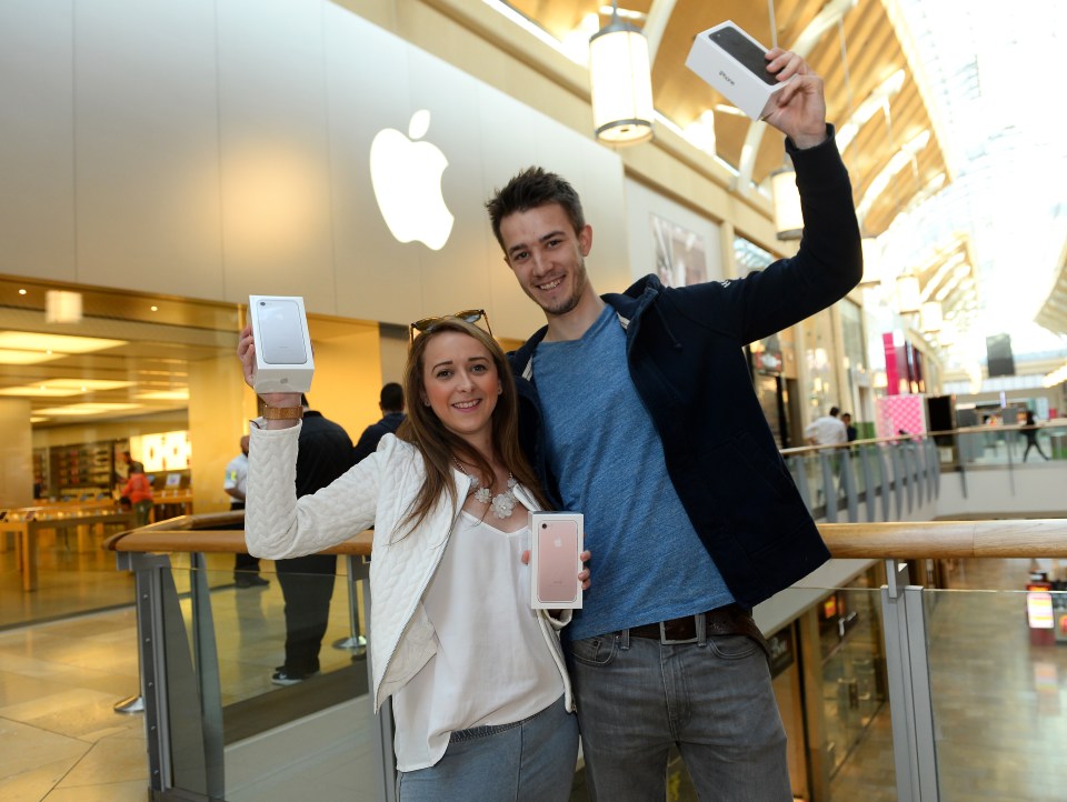  Faye Morrison 25 bought two iPhones with her boyfriend Rob Murcott 26 in Cardiff