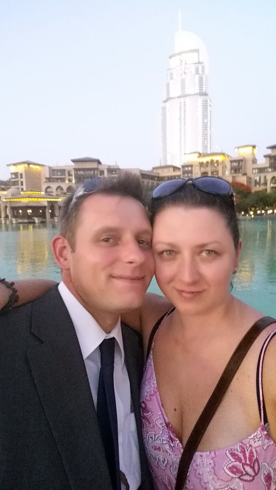  Simon and Monika moved to Dubai together after the wedding