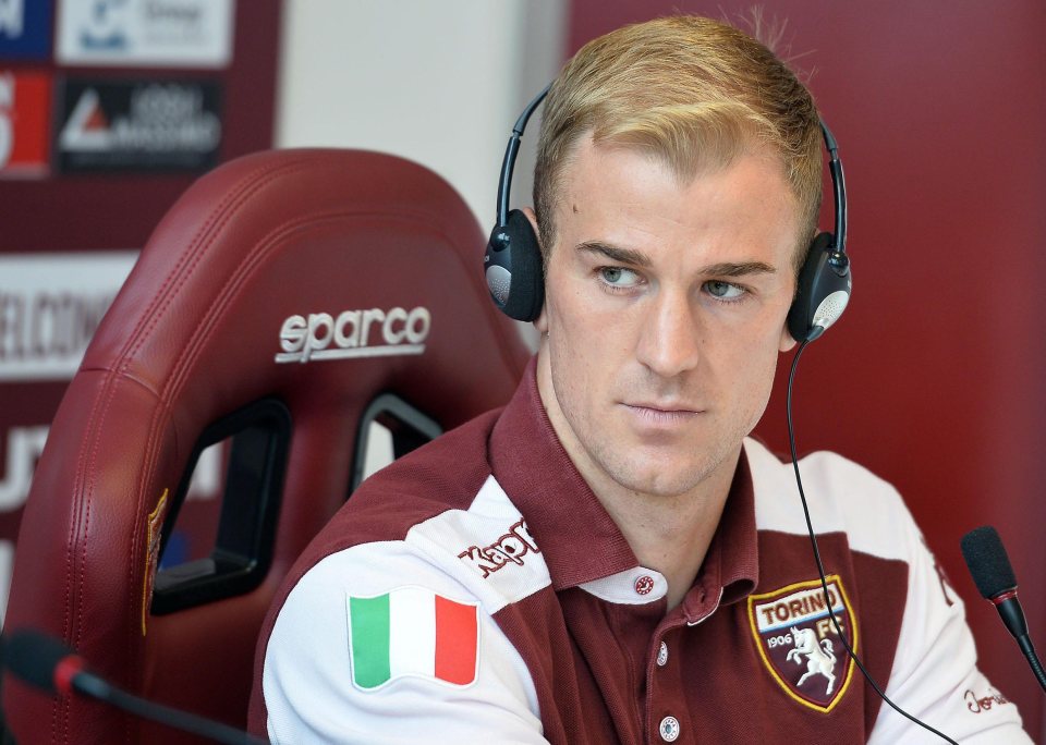  Joe Hart kicked off his media unveiling at Torino speaking in Italian