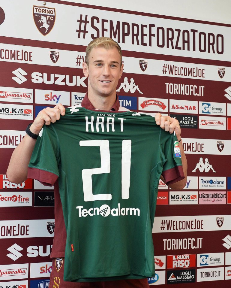  Joe Hart was speaking to the Italian media during his official unveiling at Torino