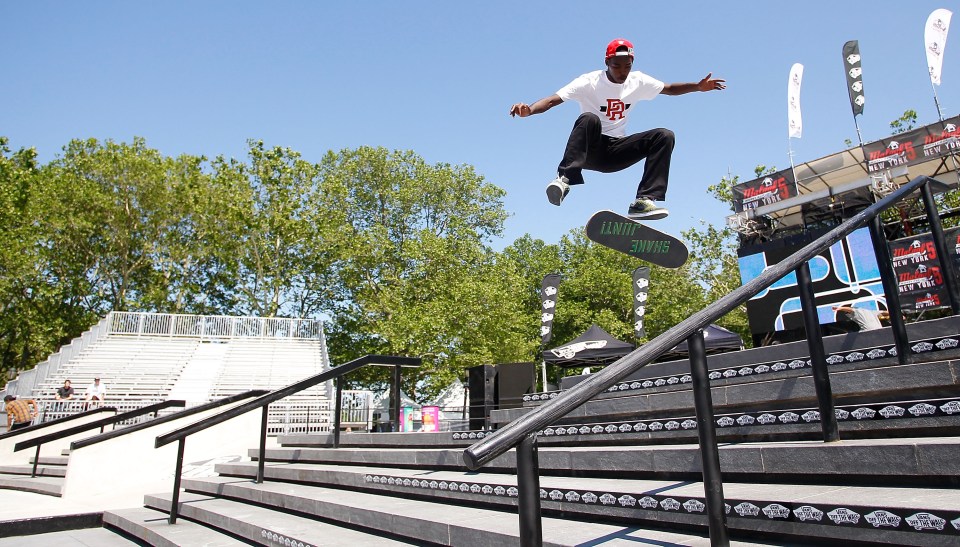 Theo is a pro skater - who has lots of celeb mates