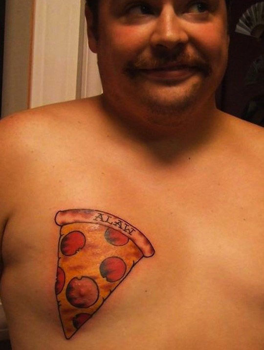  Pizza may be delicious, but this tattoo is awful