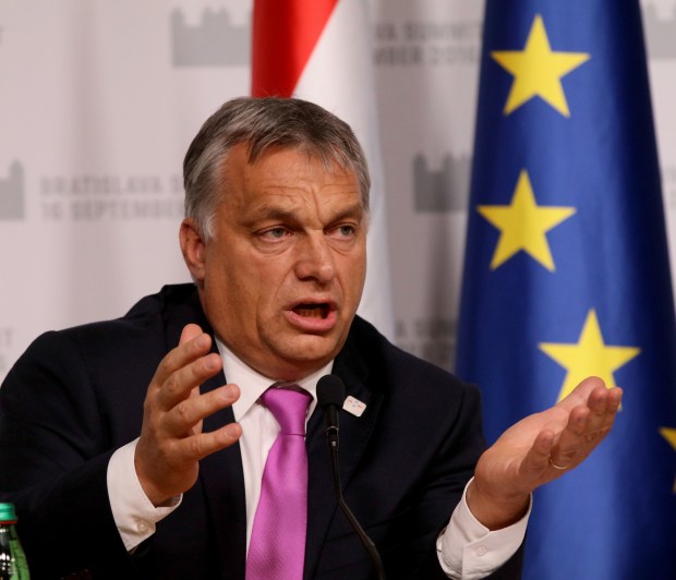 It was called by PM Viktor Orban in protest at Brussels’ plans to force member states to take in a set number of refugees