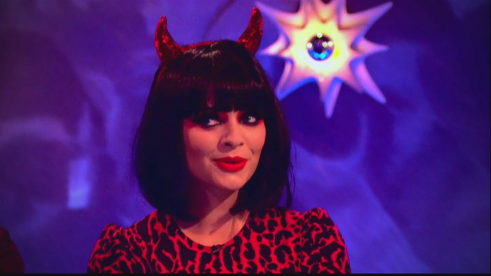  Holly went for a black bob to be a devil another year