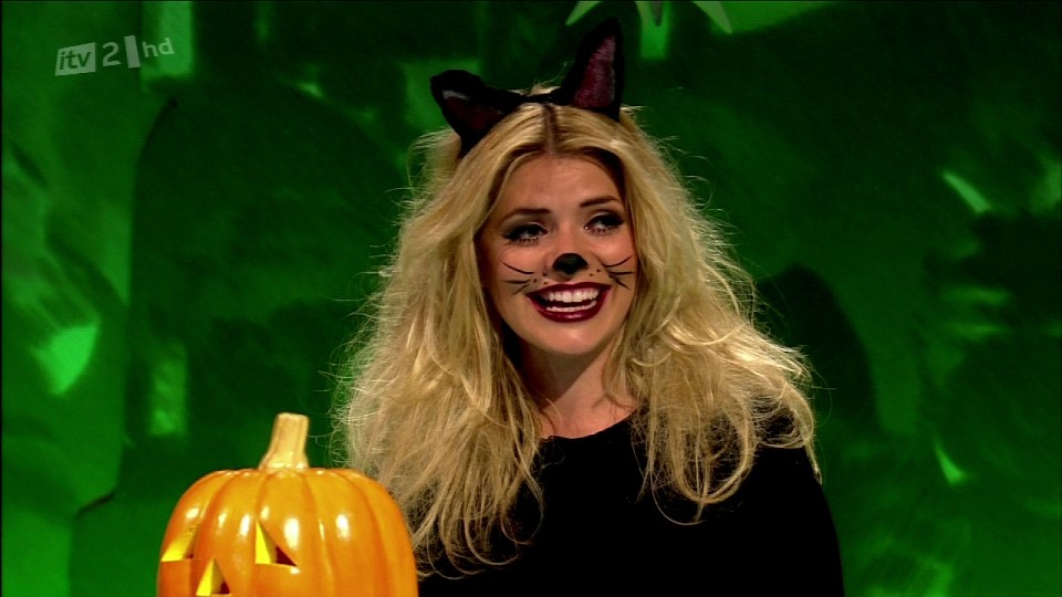  Holly has dressed up as many different things on the show's Halloween special, including a cat