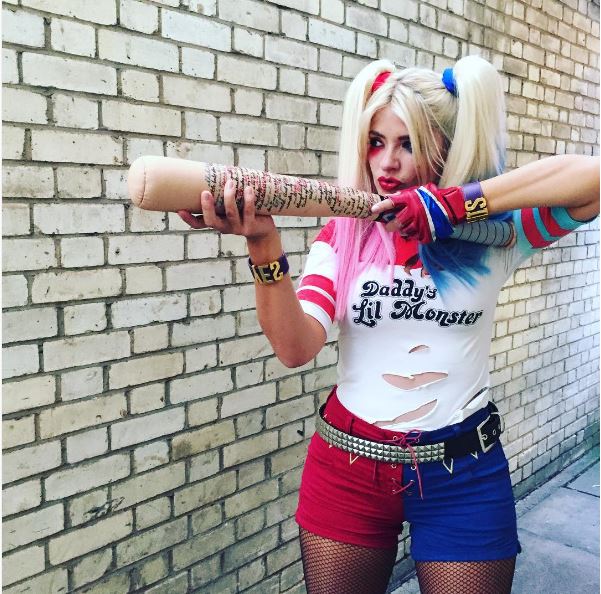  Holly Willoughby has transformed into Harley Quinn for the Celebrity Juice Halloween Special