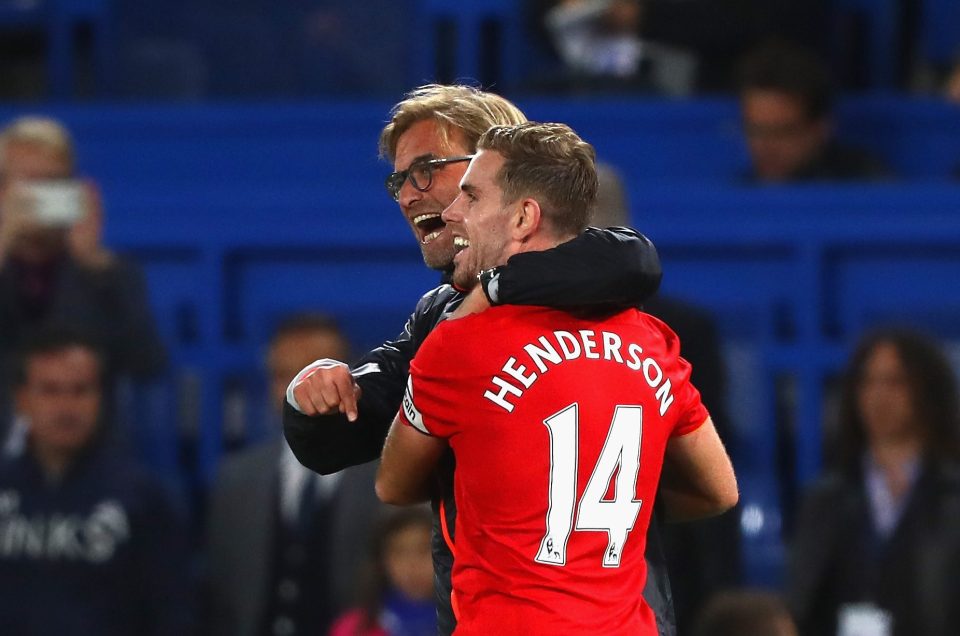  Jordan Henderson scored a screamer in Liverpool's win over Chelsea on Friday