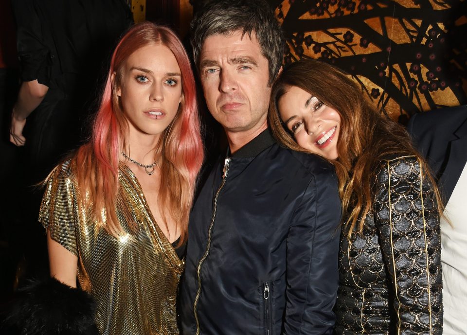  Keep your enemies close ... Kate came up against old foe Lady Mary Charteris, pictured above with Noel Gallagher and Sara MacDonald, at the London event