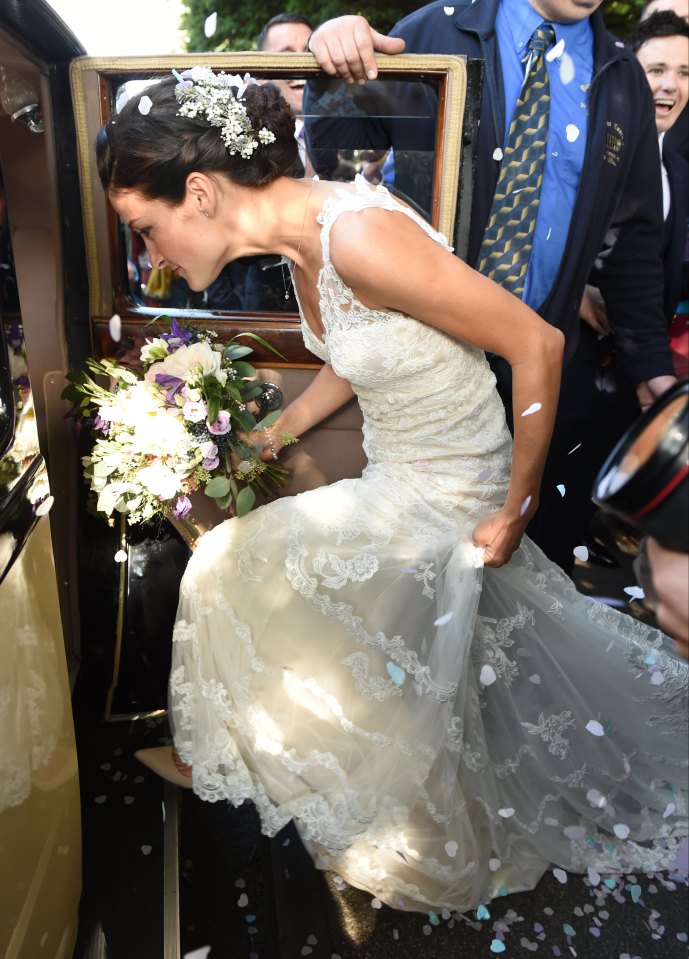  The couple were driven off in a 1932 Rolls Royce after the wedding