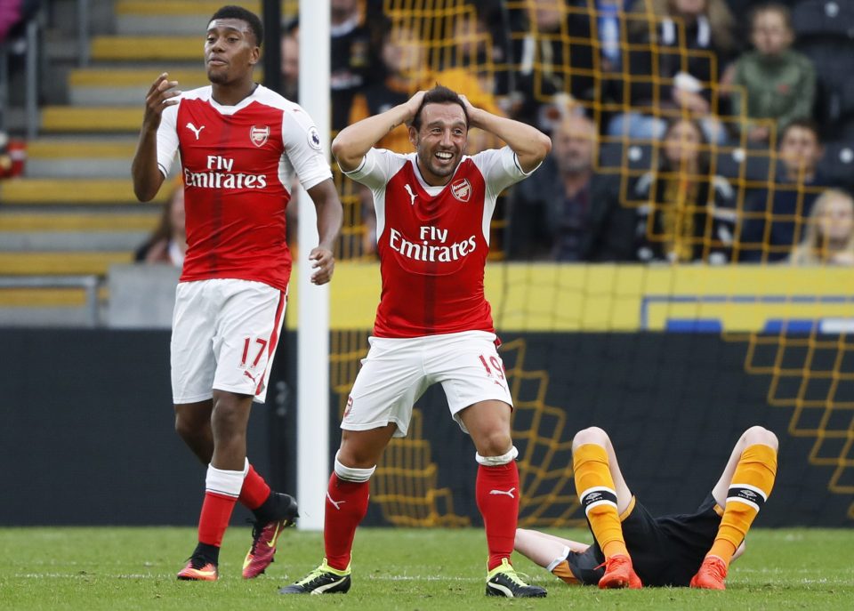  Santi Cazorla is usually Arsenal's penalty-taker