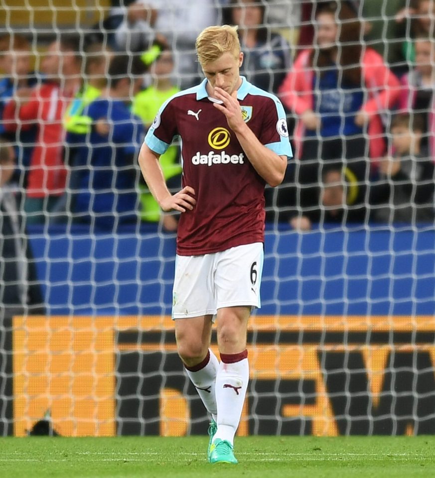  Ben Mee scored an unfortunate own goal