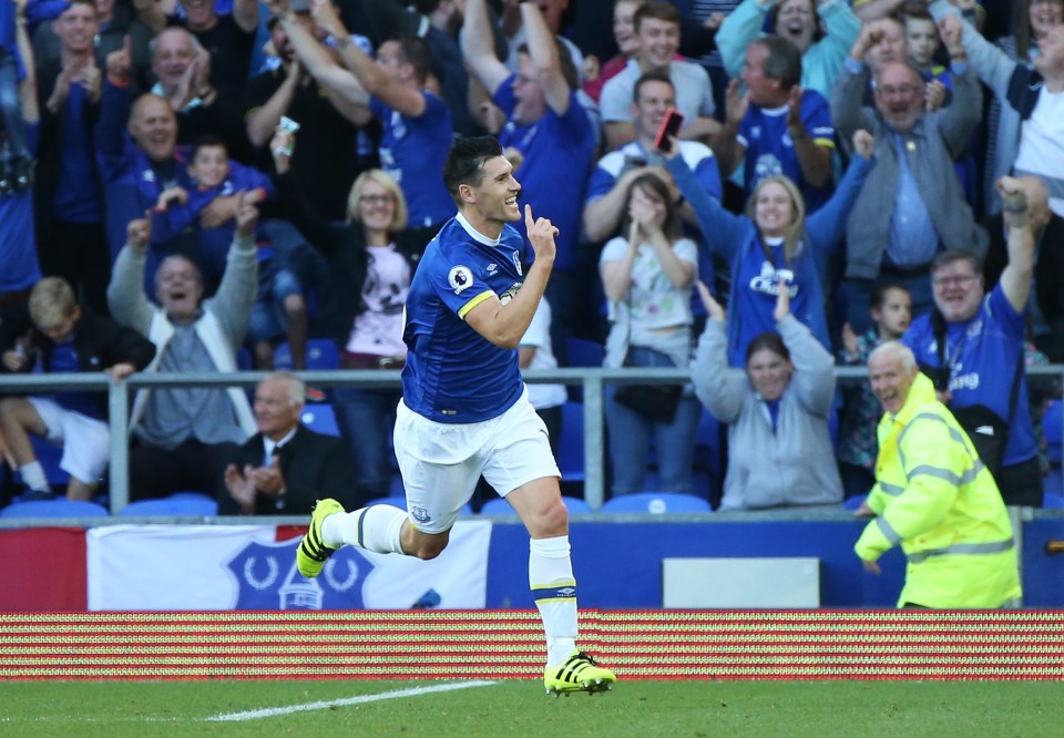  Gareth Barry celebrated his 600th Premier League appearance with the equaliser against Boro